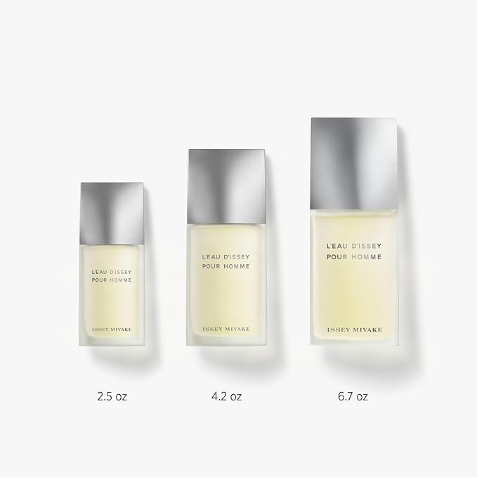 Issey Miyake L'Eau d'Issey Pour Homme Eau de Toilette - Fragrance for Men - Pure & Fresh - With Notes of Yuzu, Nutmeg & Sandalwood - 6.7 oz