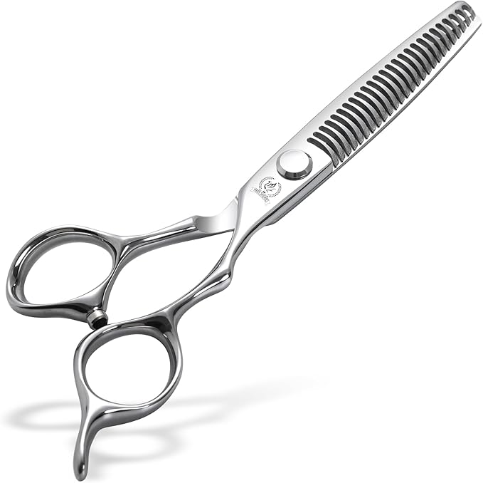 Fenice Peak 6 Inch 23 Teeth Professional Hair Thinning Scissors, VG10 Japanese Steel Texturizing & Blending Shears for Barbers, Salon Stylists & Home Use, CNC Precision Sharpened