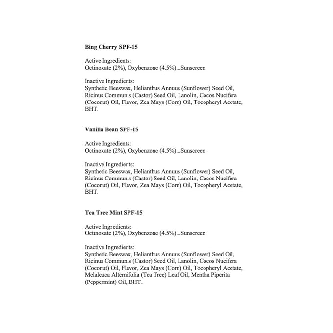 Lip Naturals® Mini Balms: 3 Flavors,