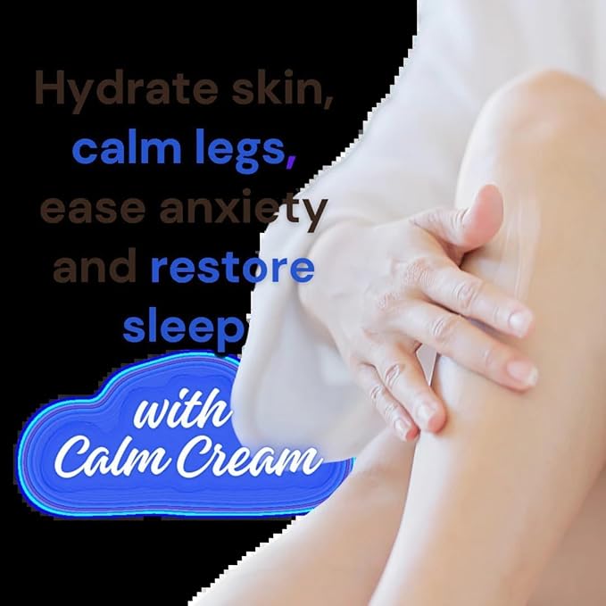 WHOLESOME HIPPY Calm Body Cream with Magnesium, Arnica & Vitamin D3 – Lavender Scented – Nourishing Botanical Moisturizer with Shea, Turmeric & Aloe – 4oz