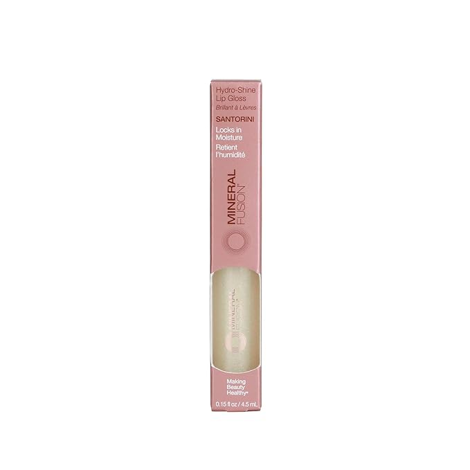Mineral Fusion Hydro-Shine Lip Gloss, Santorini, 0.15 Ounces