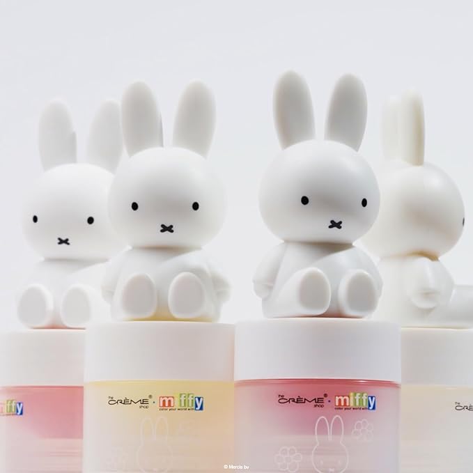 The Crème Shop Miffy Tinted Lip Balm with adorable Miffy cap, with Hyaluronic Acid and Murumuru to moisturize, soften and visibly improve chapped or dry lips - Amazing Apple