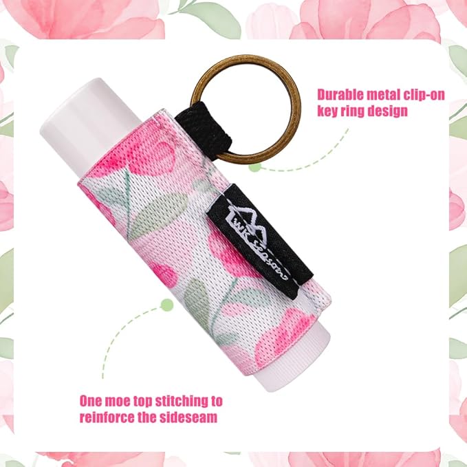 WK IEASON Lip Balm Holder Keychain