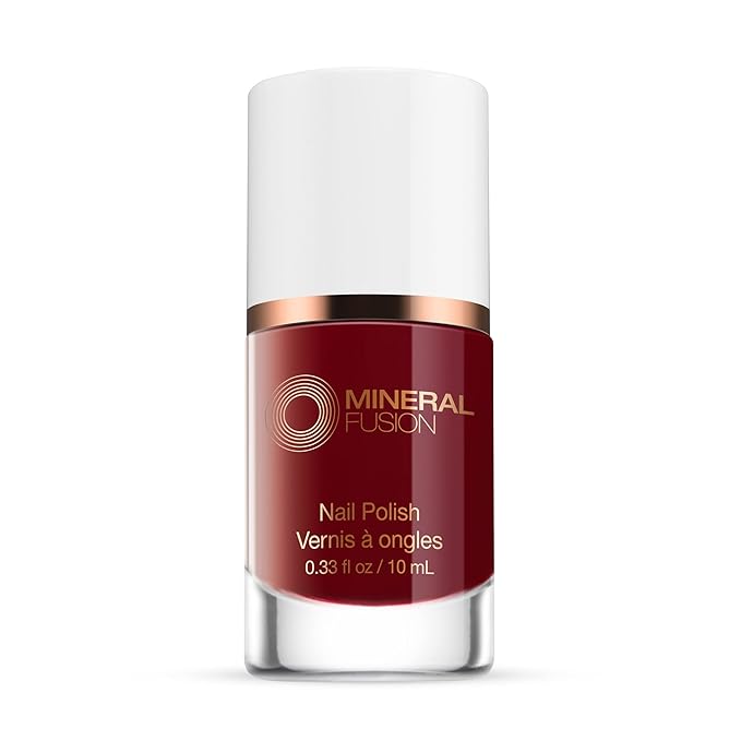 Mineral Fusion Nail Polish, Deep Red, Heart Throb Heart Throb 0.33 Fl Oz (Pack of 1)