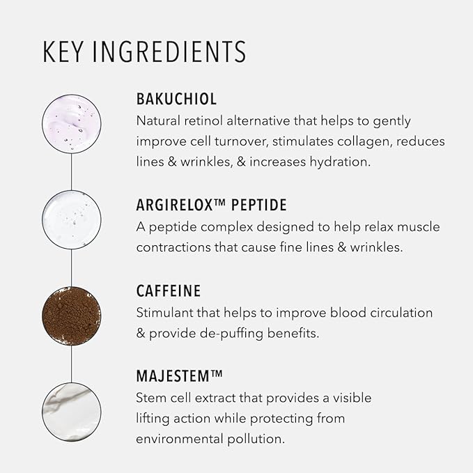 HydroPeptide Vital Eyes, Instant Awakening Serum, Cooling Rollerball Under Eye Moisturizer 0.3 Ounce