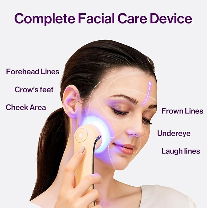 Nova 4-in-1 Cosmetic Skin Care Facial Wand – Home Use Beauty Device, Face Massage & Galvanic Ion Technology for Radiant-Looking Skin