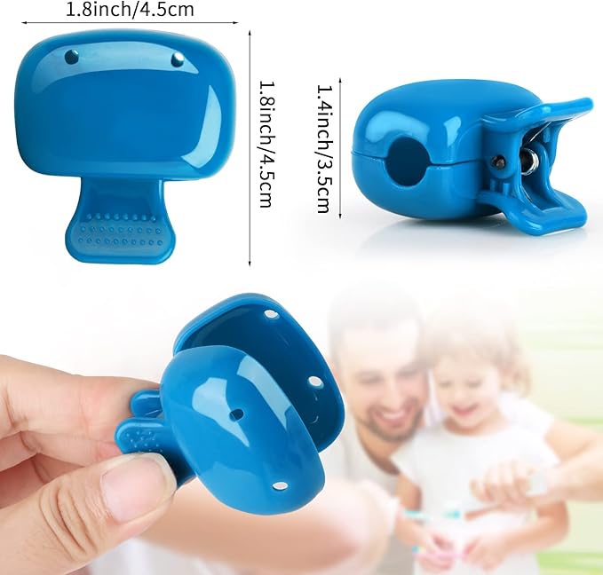 6 Pack Toothbrush Covers Portable Toothbrush Protector Coverings Clips Tooth Brush Storage Head Cover Cap Tooth Brush Covers for Kids Bathroom Home Travel Tooth Brush Case
