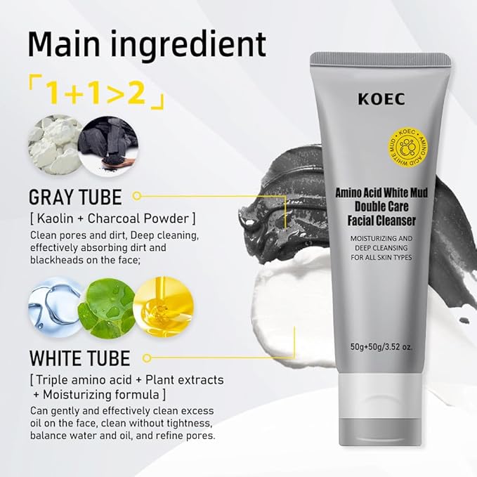 Crema de Baba de Caracol Original, Vitamin C Facial Serum 1.01 Oz, Snail Mucin 92% Moisturizer Daily Face Gel Cream1.76 Oz, Facial Cleanser 3.52 Oz for all skin type (3pcs)