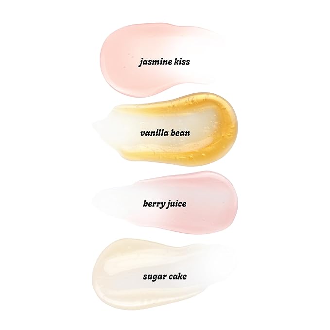 Pacifica Plumping Lip Gloss - Lip Bloss Tinted Lip Balm Treatment - Berry Flavored - Moisturizing, High-Shine, Long-Lasting Shine, Vegan & Cruelty-Free, 0.14 Fl Oz, Light Pink