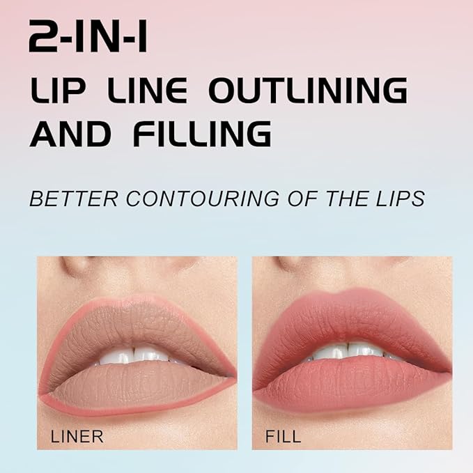 YOUNG VISION Gourd-Shaped Precision Liquid Lipstick & Lipliner YOUNG