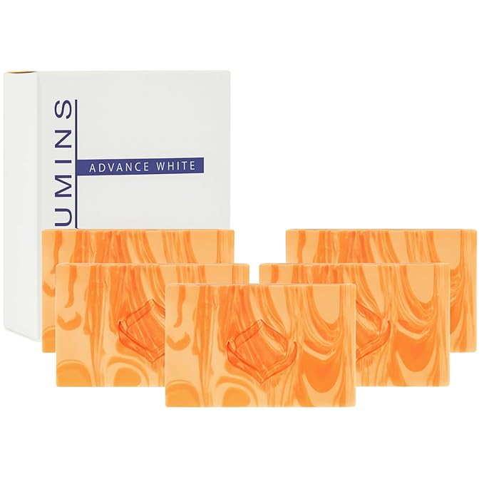 Relumins Triple Glow Bar Soap – Professional Spa Formula with Gentle Exfoliation & Deep-Cleansing Plant-Based Ingredients – Luxurious Rich Lather, Christmas Gift for Smooth Skin – 135g x 10 Bars