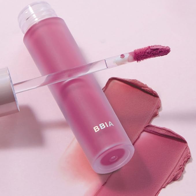 BBIA Last Velvet Tint - Soft & Creamy Matte Finish Lip Stain, Blur Effect with Velvety Texture, Long-Lasting, High Pigment, Lightweight, Non-Drying, Vegan, Korean Lip Makeup (V41 SUMMER BERRY)