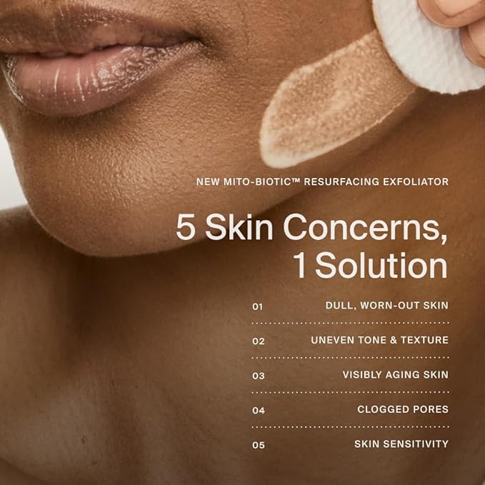 Timeline Mitopure™ Resurfacing Face Exfoliator- with Plant-Based Acids to Purify, Tone, Hydrate, Refine Texture & Unclog Pores - 3.38 Fl Oz