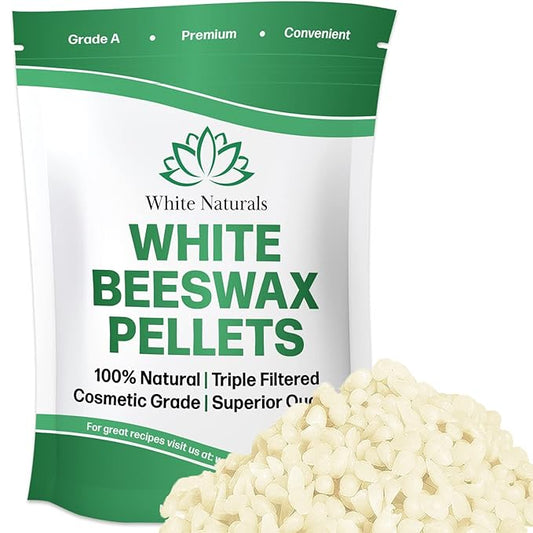 White Beeswax Pellets 1 lb (16 Candles