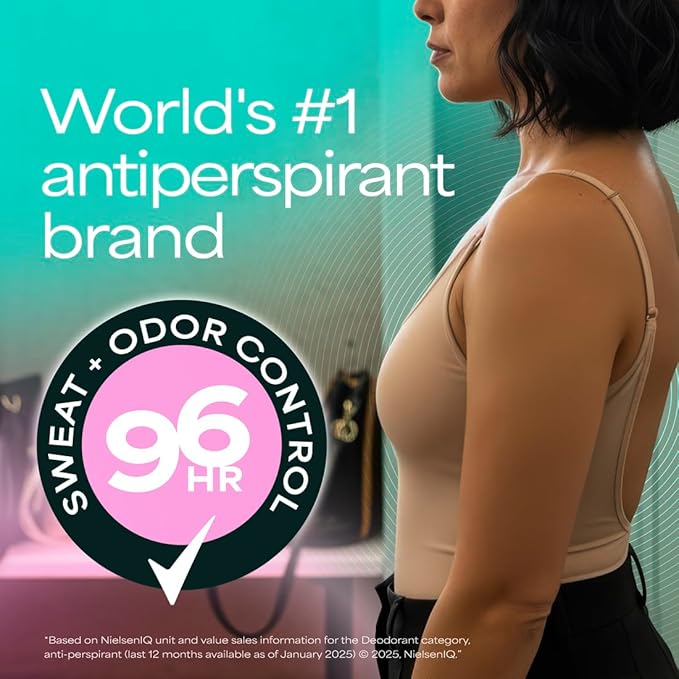 Degree Clinical Strength Antiperspirant Deodorant 96-Hour Sweat and Odor Protection Summer Rose Soft Solid 5x Types of Sweat 1.6 oz