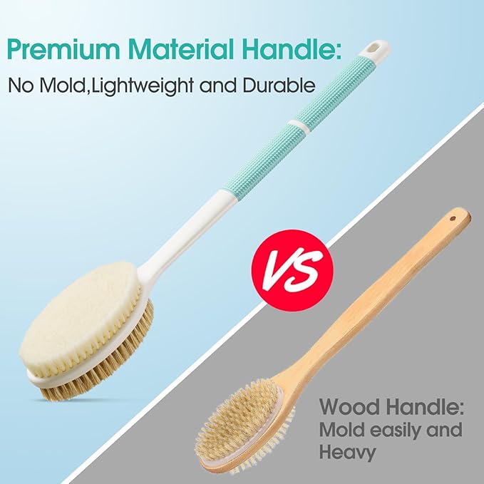 Back scrubber anti slip for