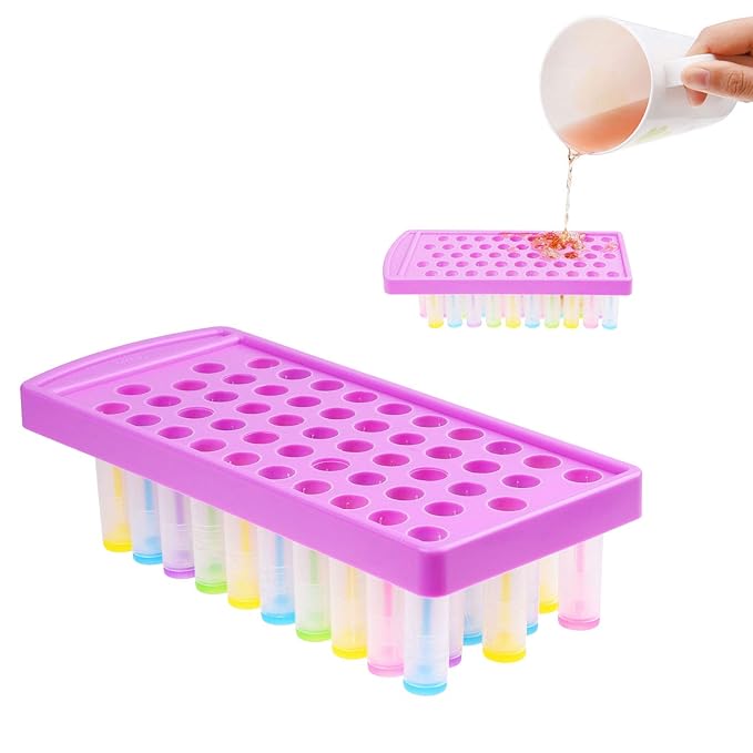 Lip Balm Filling Tray and Spatula (Purple))