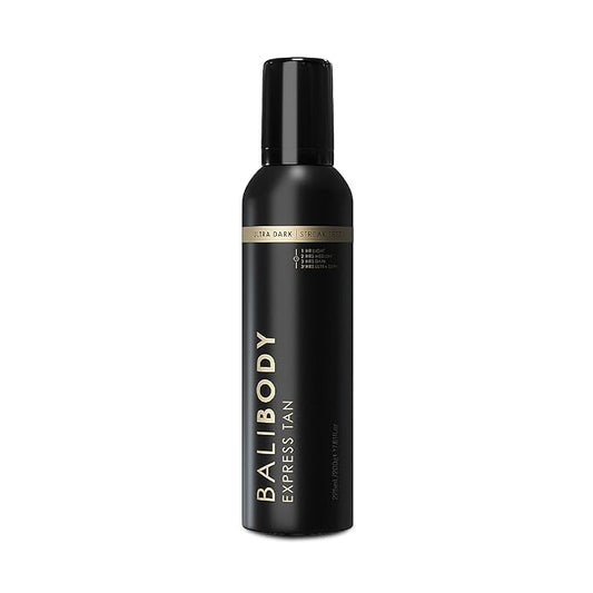Bali Body 1 Hour Express Self Tan - Ultra Dark, Quick Drying Tanning Foam, Streak-Free Customizable Tanner | Suitable for All Skin Types, Vegan, Cruelty Free and Australian Made (225 ml/7.61 fl oz)