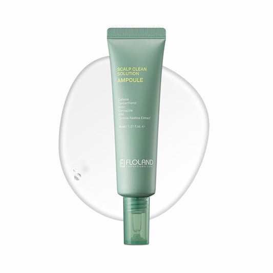 Korean Scalp Clean Solution Leave-in Hair Serum (1.01 fl oz) – Cooling & Refreshing Korean Hair Care Serum For Oily, Lightweight, Treatment, Frizz Ease Serum, Hair Repair, Anti Frizz, Hair Cream | Cooling & Refreshing, Clean Solution