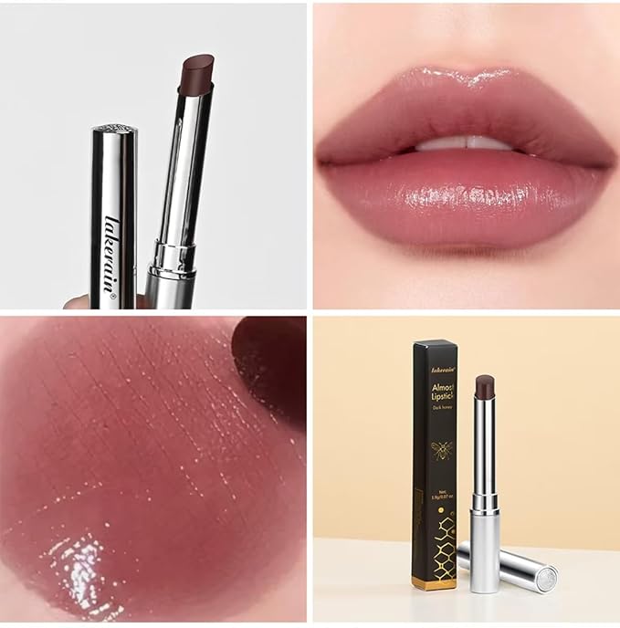 Honey Noir Lipstick,Deep Moisturizing Black Cherry Tint Lip Balm, Nourishing Honey Noir Lipgloss,Nourishing and Hydrating Lip Gloss for All Skin Tones (Black)