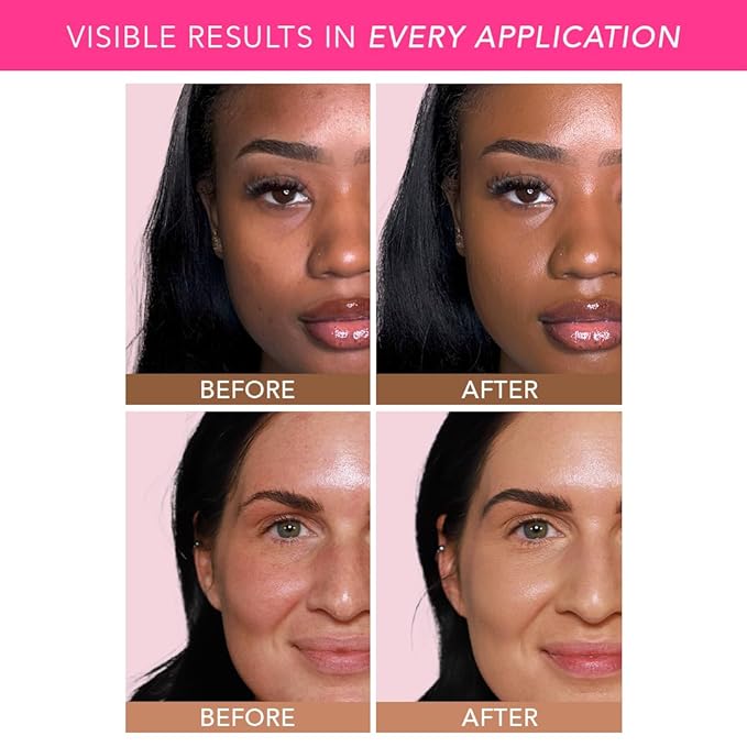 Doll 10 Peptide Bounce Balm Foundation™ – Hydrating, Age-Defying Foundation for Older Women, All Skin Types – Vegan, Clean, Natural, Medium Buildable Coverage, Blurs Fine Lines - [Medium]
