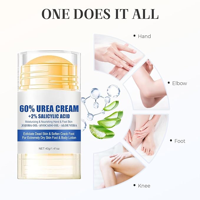 Hydrating and Anti-Cracking Foot Cream, 2025 Moisturising and Relieves Cracking and Dryness Foot Cream, Hand and Foot Repair Cream for Women & Men Callused, Feet, Knee, Elbow, Hand (WHA-3PCS, #01)