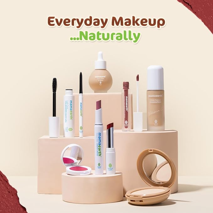 Mamaearth Moisture Matte Lipstick (01 - Carnation Nude) | Infused with Vitamin E | 12-Hour Long Stay & 8-Hour Moisture Lock | Cruelty-Free & Smudge-Proof | 0.07 Oz/2g