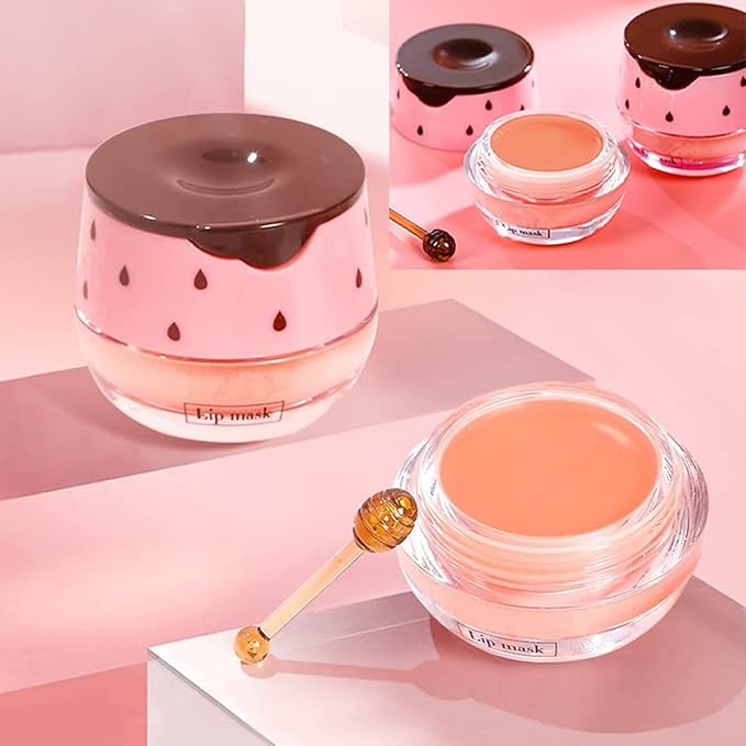 Strawberry Lip Sleeping Mask,Plumping Lip Hydrating