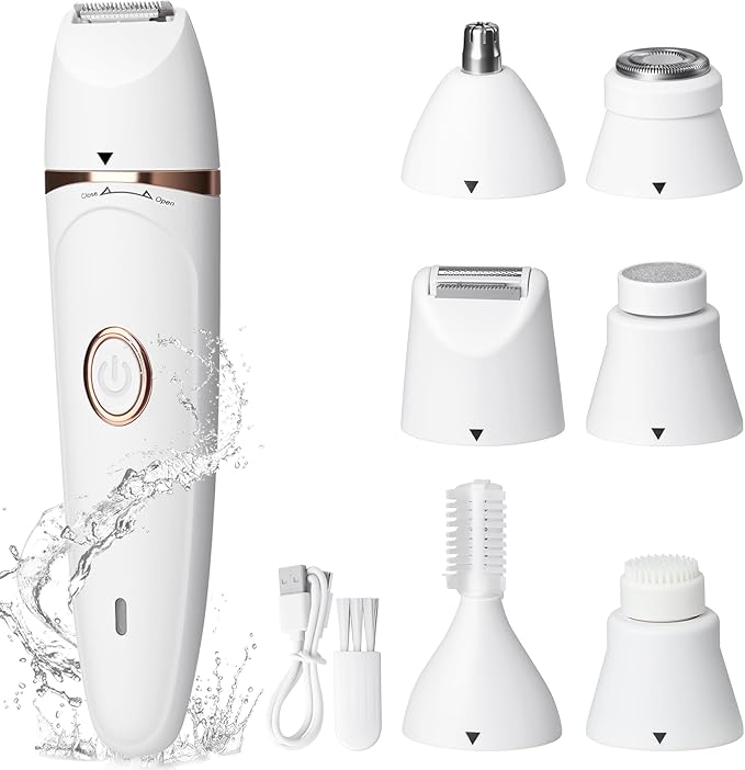 Women's Facial Hair Removal Device Gentle epilator for Sensitive Skin, Portable Facial/Bikini Area/Underarm/arm/Leg Hair Removal Device, Delivers Long-Lasting Smoothness and Comfort for Home use.