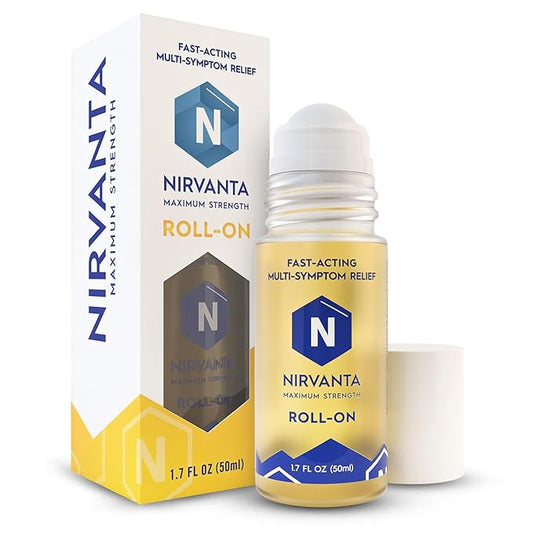 Natural Nerve Comfort Roll-On Oil 1.7oz – Fast-Absorbing with Rosehip, Frankincense and Myrrh - Support for Neck, Back & Joints – Lightweight and Non-Greasy