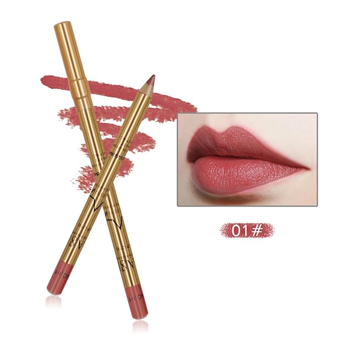Lip Liner Pencil Set 8 Colors Professional Matte Long
