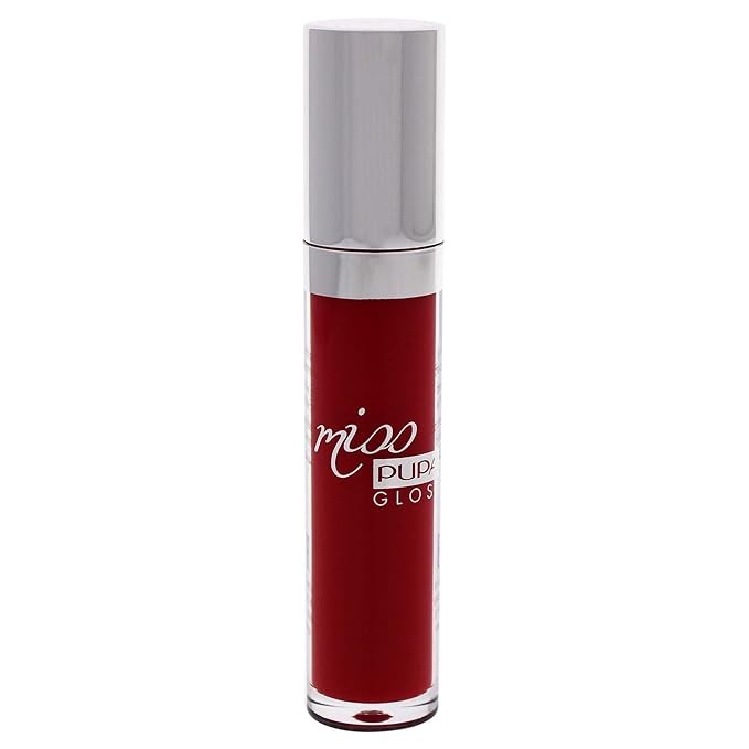 PUPA Milano Miss PUPA Milano Lip Gloss - Shiny, Smooth, Plump - Soft, Innovative Gel Texture - Glides Smoothly On Lips - For A Moisturizing And Volume Enhancing Effect - 305 Essential Red - 0.17 OZ