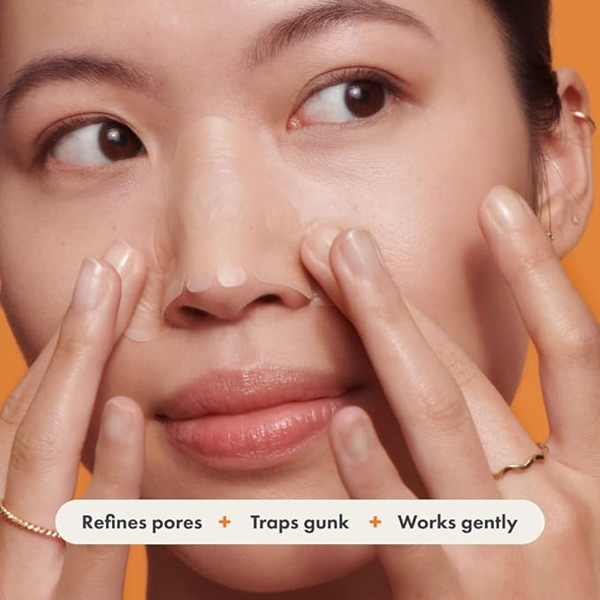 Mighty Patch Nose Pimple Patches from Hero Cosmetics, Large Hydrocolloid Pore Strips, Dermatologist Approved, Overnight, Pimple Stickers to Absorb Acne Nose Gunk, 10 Count (Pack of 2)