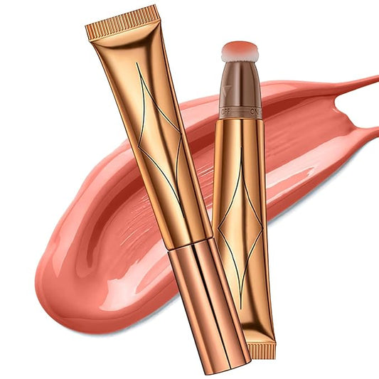 Contour Beauty Wand, Liquid Face Concealer Contouring Highlighter Peach Pink)