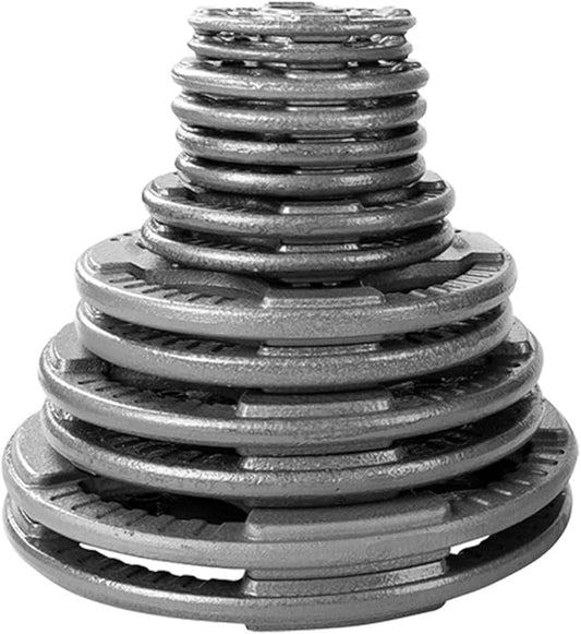 Body-Solid Cast Iron Olympic Quad Grip Design Weight 2 Inch