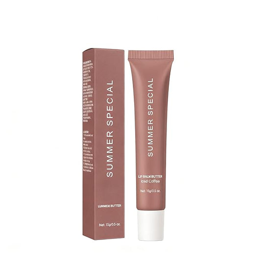Summer Lip Gloss Lipstick, Containing Natural Oils And Fruit Extracts, Can Soothe And Soften Dry Lips, Keep Moisture For A Long Time, And Is Not Sticky(Lced Coffee)