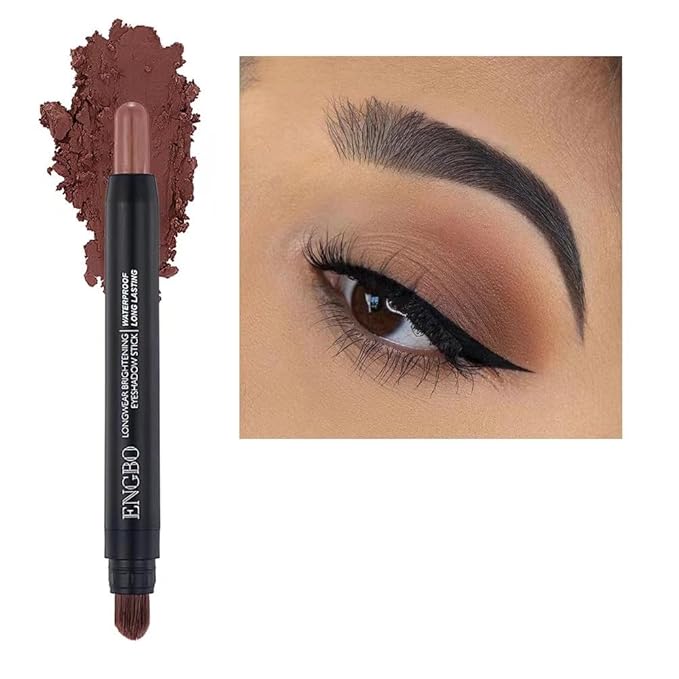 Generic ENGBO Double-Sided Eyeshadow Pencil, Matte & Pearl Shades, Long-Lasting Color (11)