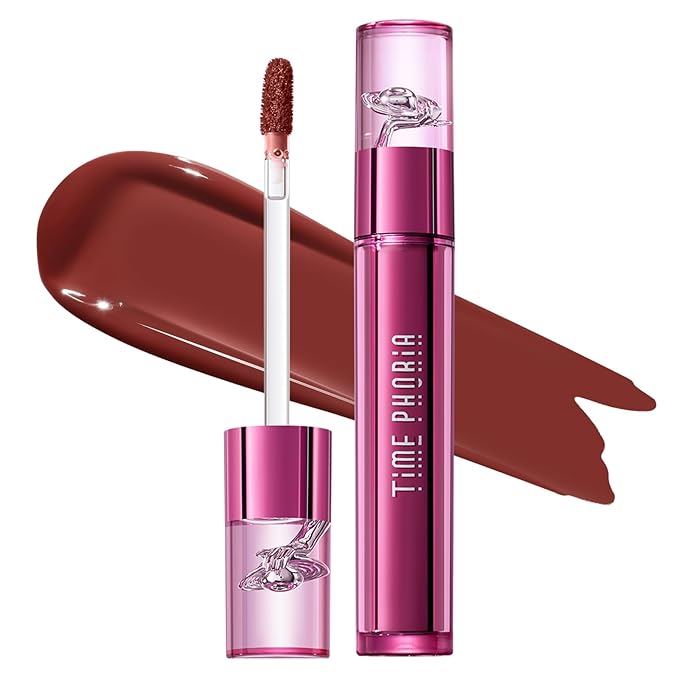 Altera Blurring Lip Tint 001 Flux, Brownish Red Glossy to Soft Matte Finish, Blur Lip Lines, Weightless No-Sticky Airy Velvet Texture, Vibrant Hydrating Long-Lasting Lip Makeup