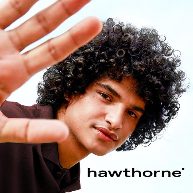 Hawthorne Men's Ultra Nourishing Shampoo and Conditioner Set. Unlock Moisturized, Non-Frizzy Hair with Shea Butter and Coconut Oil. Woody Citrus Scent. Sulfate Free, Paraben Free. 8 fl. oz each.