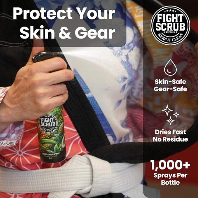 Deodorizing Spray – Refreshing Body & Gear Spray for Wrestlers, MMA, Jiu-Jitsu & Athletes (Mango + Coconut)