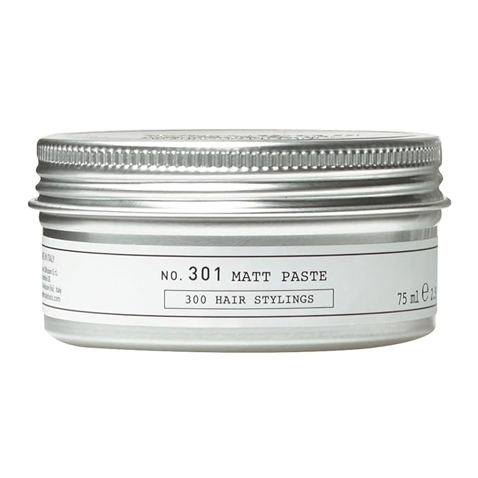 DEPOT No. 301 Matt Paste |Medium Hold Hair Styling Paste with Natural Waxes, Botanical Complex & Sunflower Oil | Matte Finish for Men | 2.5 oz.