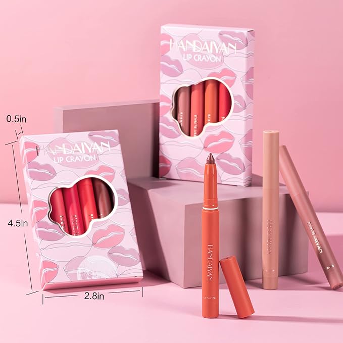 6 Colors Matte Lipstick Lip Liner