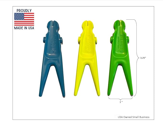 Dental Floss Holder (Blue, Yellow, Green)