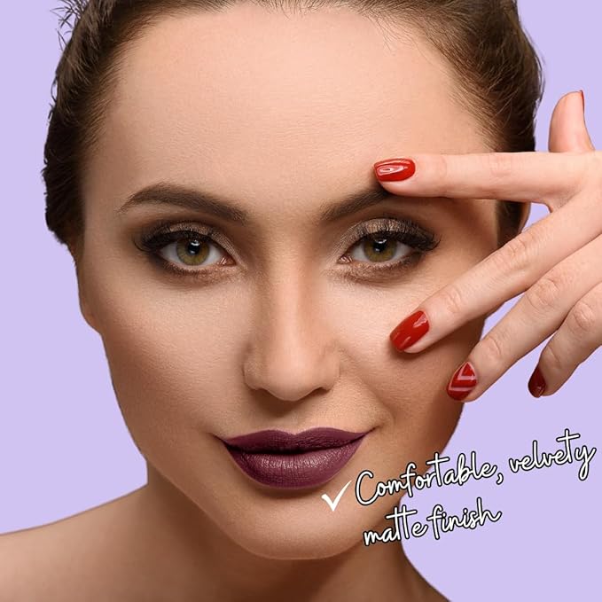 Velvet Cream Matte Lip Stain | High-Pigmented Non-Sticky Non-Drying | Maria