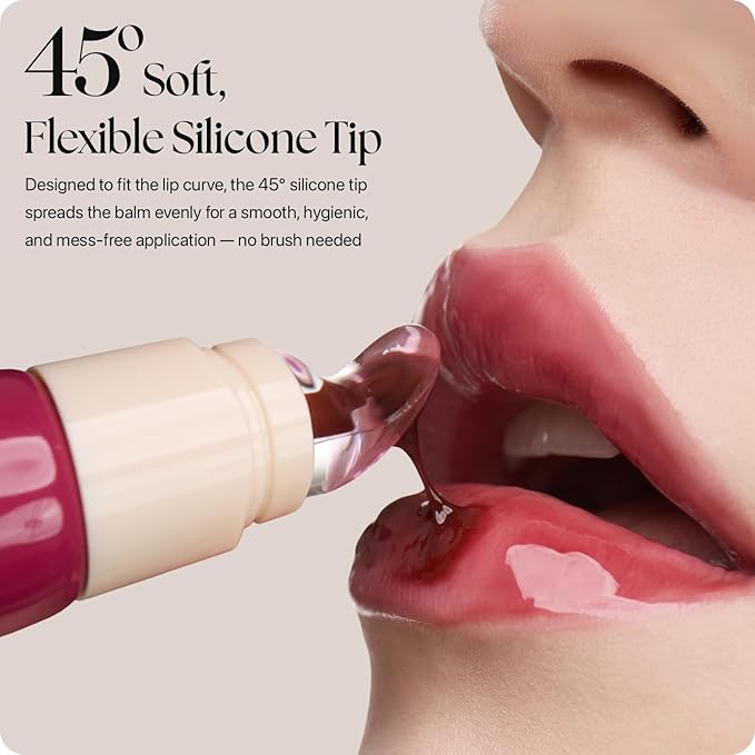 Nature Republic Honey Melting Lip Butter Balm – Moisturizing Tinted Plumping Lip Balm with Peptides, for Sheer & Glossy, Fuller-Looking Lips (RASPBERRY GLAZE)