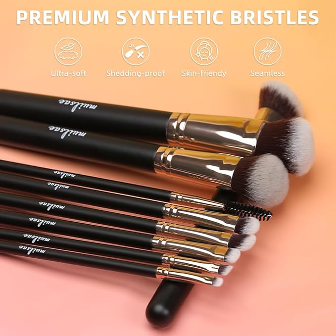 muilsae Makeup Brush Premium Synthetic Foundation Brush for Beginner & Professional (Foundation Brush)