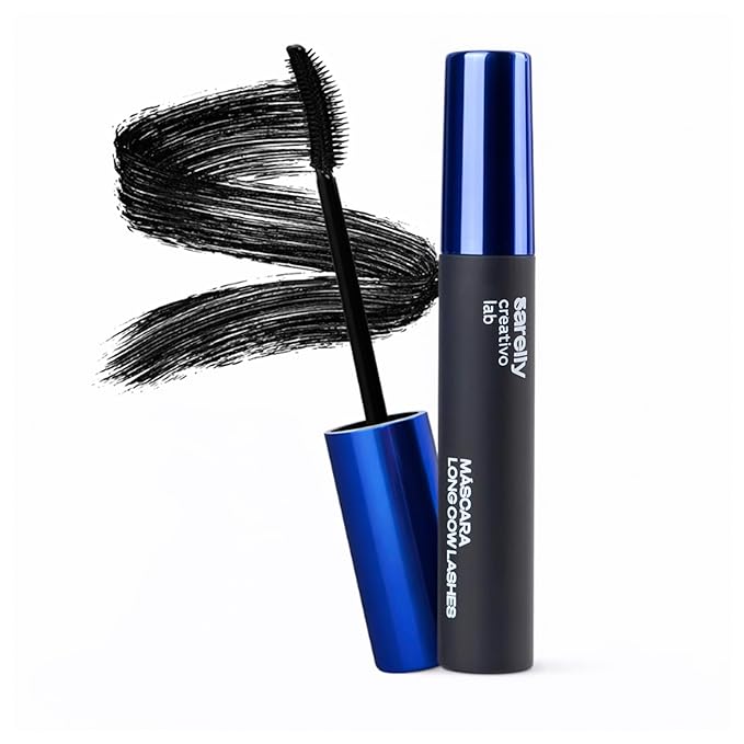 SARELLY Cow Lashes Mascara | Waterproof | Volumizing & Lengthening | Lash-Conditioning | Vegan & Cruelty-Free