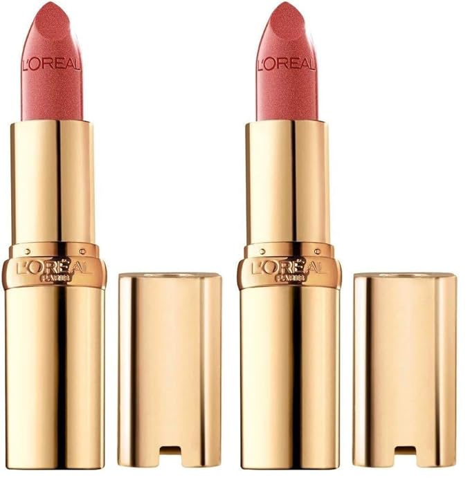 L'Oreal Paris Colour Riche Original Creamy, Hydrating Satin Lipstick with Argan Oil and Vitamin E, Tropical Coral, 1 Count (Pack of 2)