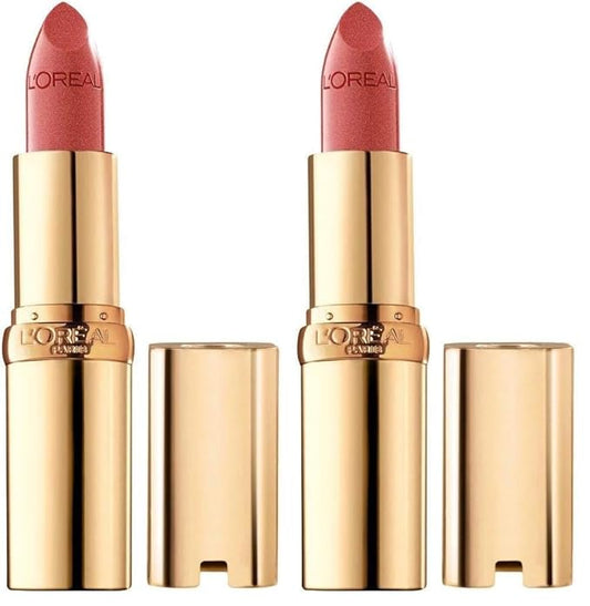 L'Oreal Paris Colour Riche Original Creamy, Hydrating Satin Lipstick with Argan Oil and Vitamin E, Tropical Coral, 1 Count (Pack of 2)
