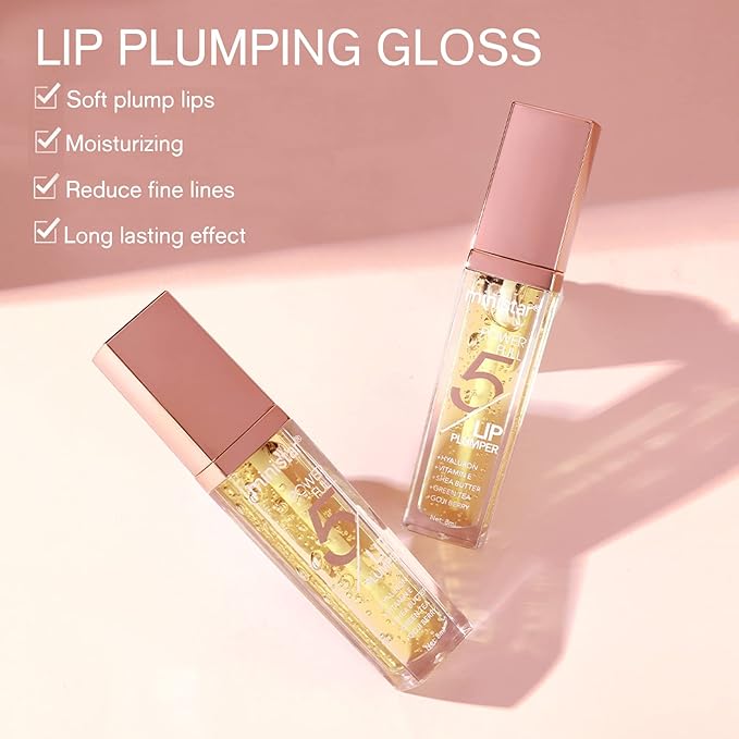 CAHIUYOA Lip Plumper Gloss Plumping Lip